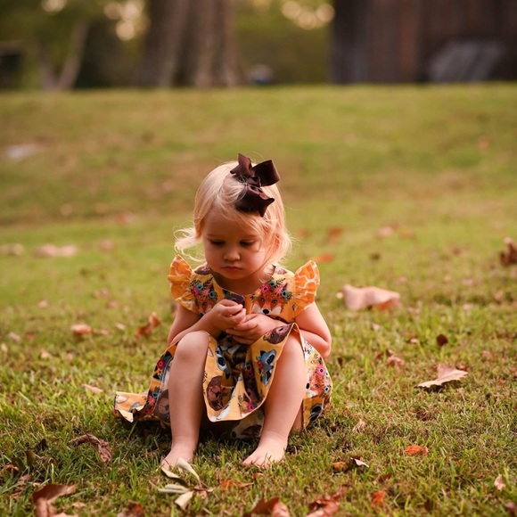 Fall Animal Friends Dress 2t - Picture 3 of 7